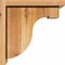Ekena Millwork Del Monte Rough Sawn Corbel w/Backplate, Western Red Cedar, 8"W x 12"D x 12"H COR08X12X12DEL01RWR - alternate 4